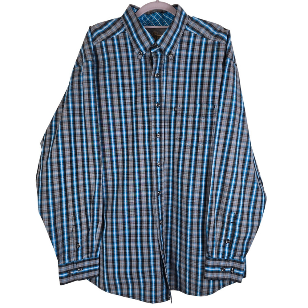PANHANDLE Tuf Cooper Performance Men's Button Down Western Shirt  XL
